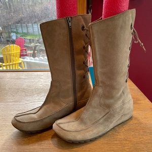 Hush Puppies Suede Winter Boots - Size 7.5
